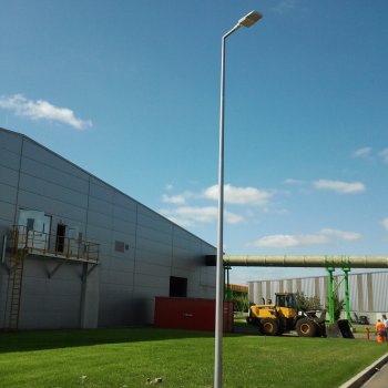 galva conische mast met demontabele arm enkel