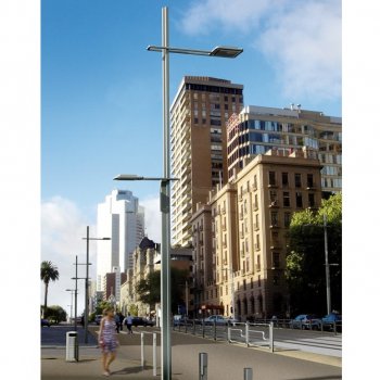 Decoratieve aluminum mast kokerprofiel