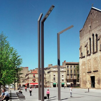 Trapezium koker mast